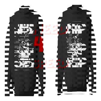 Need 4 Speed Racing 4th Birthday Party Quad 4 Wheeler ATV Sweatshirt Unisex | Mazezy
