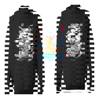 Neko Cat Ramen Anime Kawaii Sweatshirt - Thegiftio