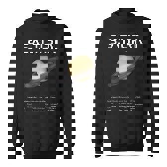 Nerdyaturn 天文学 科学 惑星 太陽系 事実 Wt スウェットシャツ - Kawaiitshirt
