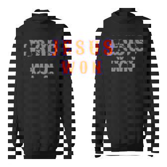 New York Jesus Won Sweatshirt | Mazezy