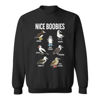 Nice Boobies Pun Blague Pour Adulte Amusant Oiseaux Observateur D'oiseaux Sweater e - Cadeauxyz