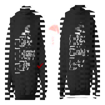 Nice Naughty 67 Christmas Six Seven Xmas Costume Meme Sweatshirt | Mazezy