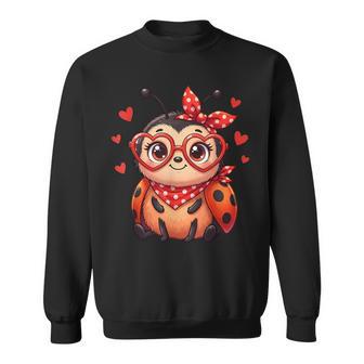 Niedliche Kleine Marienkäfer-Herzen Für Marienkäfer-Liebhaber Und Paare Sweatshirt - Geschenkecke