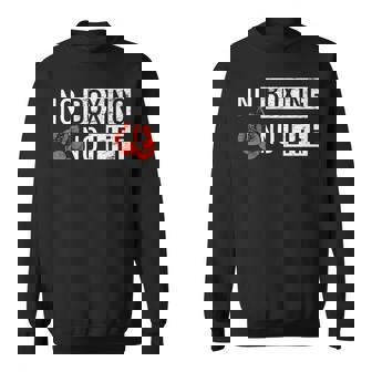 No Boxing No Life Boxeo Para Artes Marciales Manga Larga Camisa de entrenamiento - Regaloses