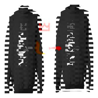 No Kings Protest Sign Vertical Sweatshirt - Monsterry