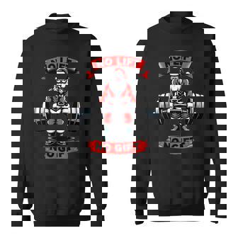 No Lift No Entrenamiento Gimnasio Navidad Xmasanta Camisa de entrenamiento - Regaloses