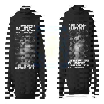 No More Mr Nice Guy Alpha Wolf Meme Unhinged Brainrot Sweatshirt | Seseable FR