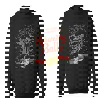 No One Can Resist My Schweddy Ball Candy Ugly Xmas Apparel Sweatshirt | Seseable FR