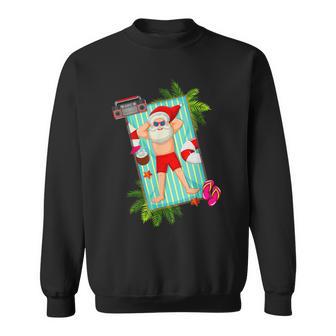 Noël En Juillet Père Noëlur La Plage Ugly Xmas Sweater e - Cadeauxyz