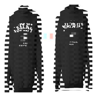 Normandy City France Flag Souvenir Travel Pride Sweatshirt | Seseable FR