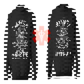 Do Not Pet Emotional Support Bestie Best Friend Matching Bff Sweatshirt - Monsterry