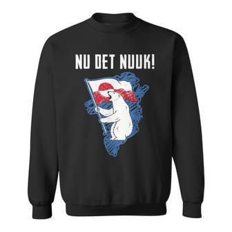 Nu Det Nuuk Greenlanders I Stand With Greenland Sweatshirt - Thegiftio UK