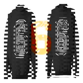 Number 6 6Th Birthday Boy Six Halloween Happy Birthday Sweatshirt | Mazezy