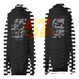 Number 6 7 Meme Saying 6 7 Six Seven Halloween 67 Costume Sweatshirt | Mazezy