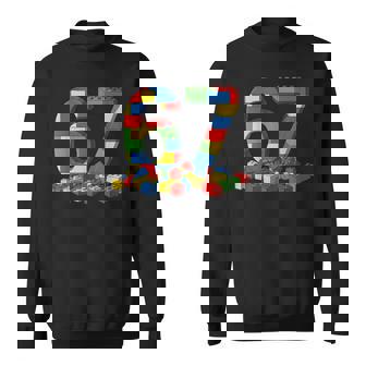 Number 67 Six Seven Meme Sixty-Seven Gen Alpha Birthday Sweatshirt | Seseable CA