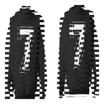 Number 7 Meme Saying 6 7 Six Seven 7Th Birthday 7 Year Sweatshirt | Mazezy