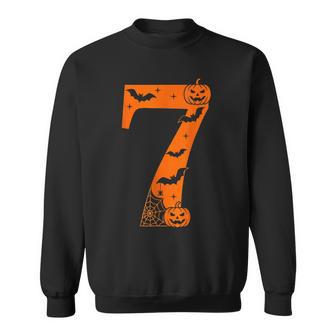 Number 7 Six Seven Meme Halloween Sweatshirt - Thegiftio UK