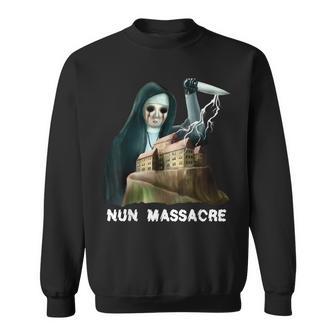 Nun Massacre Survival Horror Game Maniac Sweatshirt - Thegiftio UK
