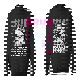 In October We Wear Pink Dinosaur Breast Cancer Awareness Sweatshirt | Mazezy