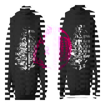 In October We Wear Pink Football Breast Cancer Awareness Sweatshirt | Mazezy