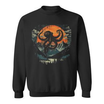 Octopus For MenGraphic Mountain Sweatshirt - Thegiftio UK