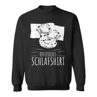 Offizielleschlaf Dalmatiner Hunde Sweatshirt - Geschenkecke
