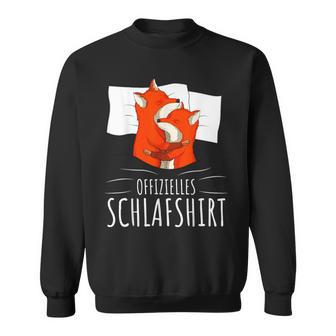 Offizielleschlaf Fuchs Sweatshirt - Geschenkecke