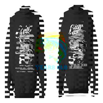 Ofishally 6 Years Old Fisherman 6Th Birthday Fishing Sweatshirt - Thegiftio