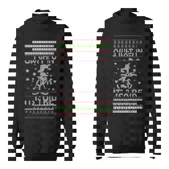 Oh What Fun It Is To Ride Fahrrad Ugly Christmas Weihnachten Sweatshirt - Geschenkecke