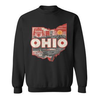 Ohio State Of Ohio Retro Ohio Sweatshirt - Thegiftio
