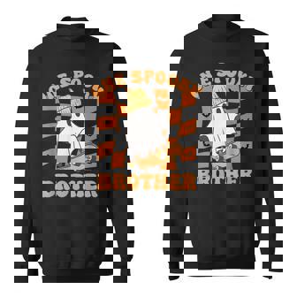 One Spooky Brother Birthday Halloween Skateboarding Ghost Sweatshirt - Seseable