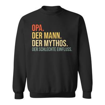 Opa 2023 2024 Lustig Großvaterpruch Opa Sweatshirt - Geschenkecke