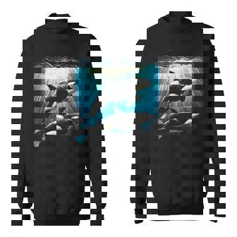 Orca Pareja Bajo El Agua Camisa de entrenamiento - Regaloses