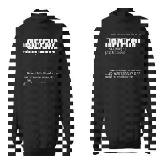 Orienteering Dictionary Quote Definition Sweatshirt Unisex | Mazezy