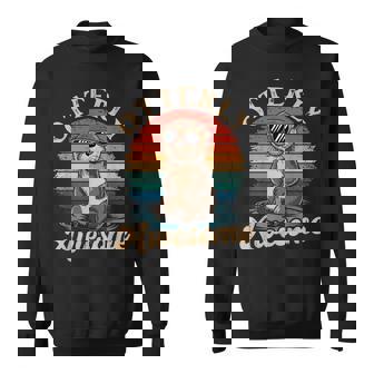 Otterly Awesome Otter Sea Animal Retro Sweatshirt | Mazezy