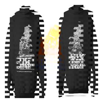 Ours Humoristique Avec Pot De Miel Sweater e - Cadeauxyz