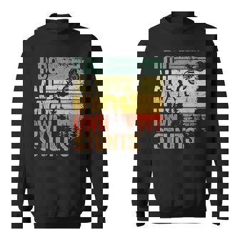 I Do All My Own Stunts Motocross Dad Biker Dirt Bike Sweatshirt Unisex | Mazezy