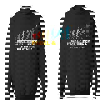 Padel Et Bière C'est Pourquoi Jeuis Ici Pour Desports De Padel Amusants Sweater e - Cadeauxyz