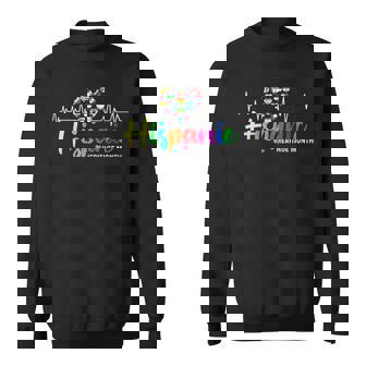 Hispanic Heritage Month Heartbeat Latin Flags Men Sweatshirt - Monsterry