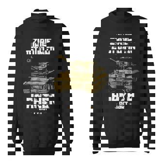 Panzeroldat Zuhause Ist Wo Mein Panzer Parkt Sweatshirt - Seseable