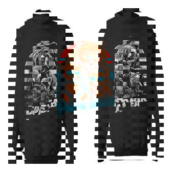 Papá Bear Marido Padre Papá De 2 Niños Familia Día Del Padre Camisa de entrenamiento - Regaloses