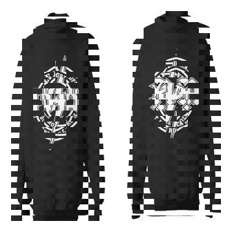 Papa Rock Like A Grandpa But More Rock & Roll Father's Day Sweatshirt - Monsterry