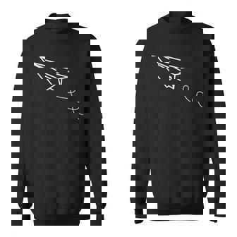 Paper Airplane Master Flight Fying Origami Model Sweatshirt Unisex | Mazezy