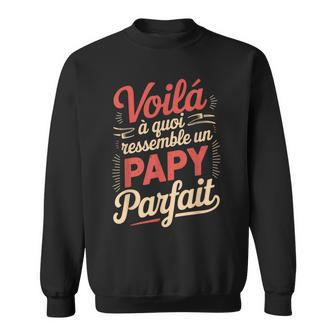 Papy Parfait Homme Humour Grand Père Idée Cadeau Papi Drôle Sweater e - Cadeauxyz