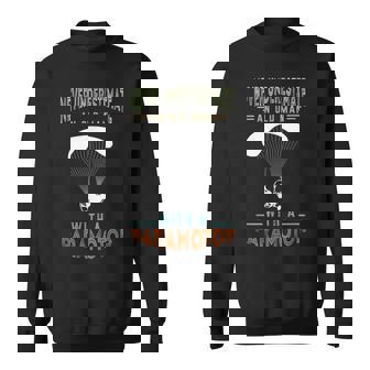 Paramotor Old Man Paramotor Pilot Paraglider Paramotoring Sweatshirt Unisex | Mazezy