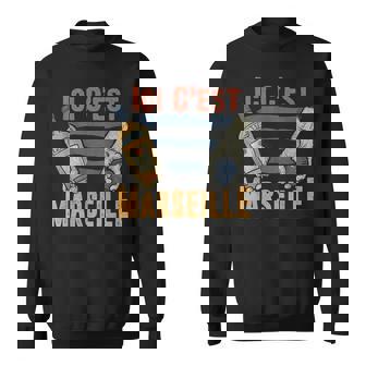 Pastis Pétanque Et Apéro Humoristique Alcool Marseillais Sweater e - Cadeauxyz