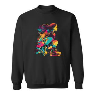 Patines En Línea Divertidos Para Niña Camisa de entrenamiento - Regaloses