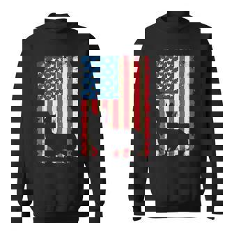 Patriotic Corgi Dog Lover 4Th Of July Usa American Flag Sweatshirt - Thegiftio