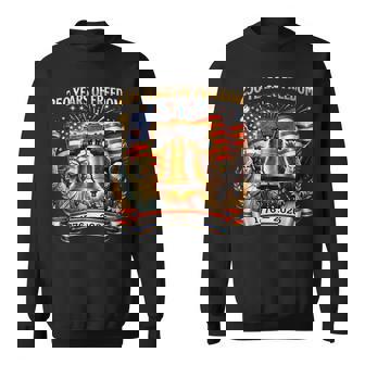 Patriotic Eagle And Flag 250 Years 1776-2026 4Th Of July Sweatshirt - Monsterry