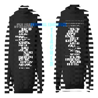 PE Physical Education Teacher For PE Teacher Sweatshirt Unisex | Mazezy